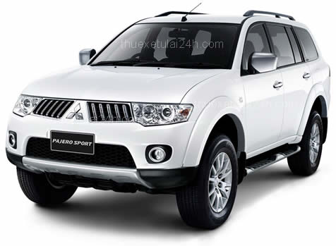 Cho thue xe tu lai Pajero Sport 7 cho
