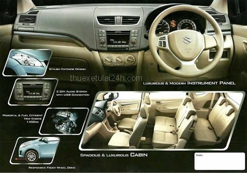 Cho thuê xe tự lái Suzuki Ertiga 7 chỗ Cho thue xe tu lai Suzuki Ertiga 7 cho