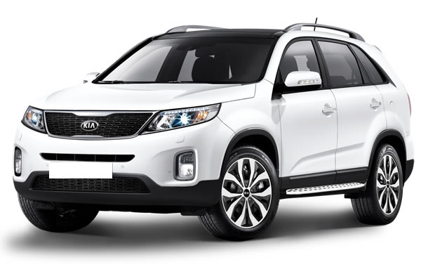 Thuê xe có lái Sorento màu trắng số tự động Thuê xe có lái Sorento màu trắng số tự động