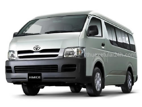 Cho thue xe tu lai Toyota Hiace Commuter 16 cho